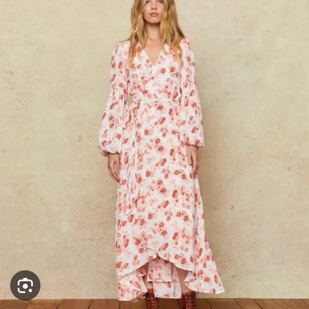 Floral Wrap Dress